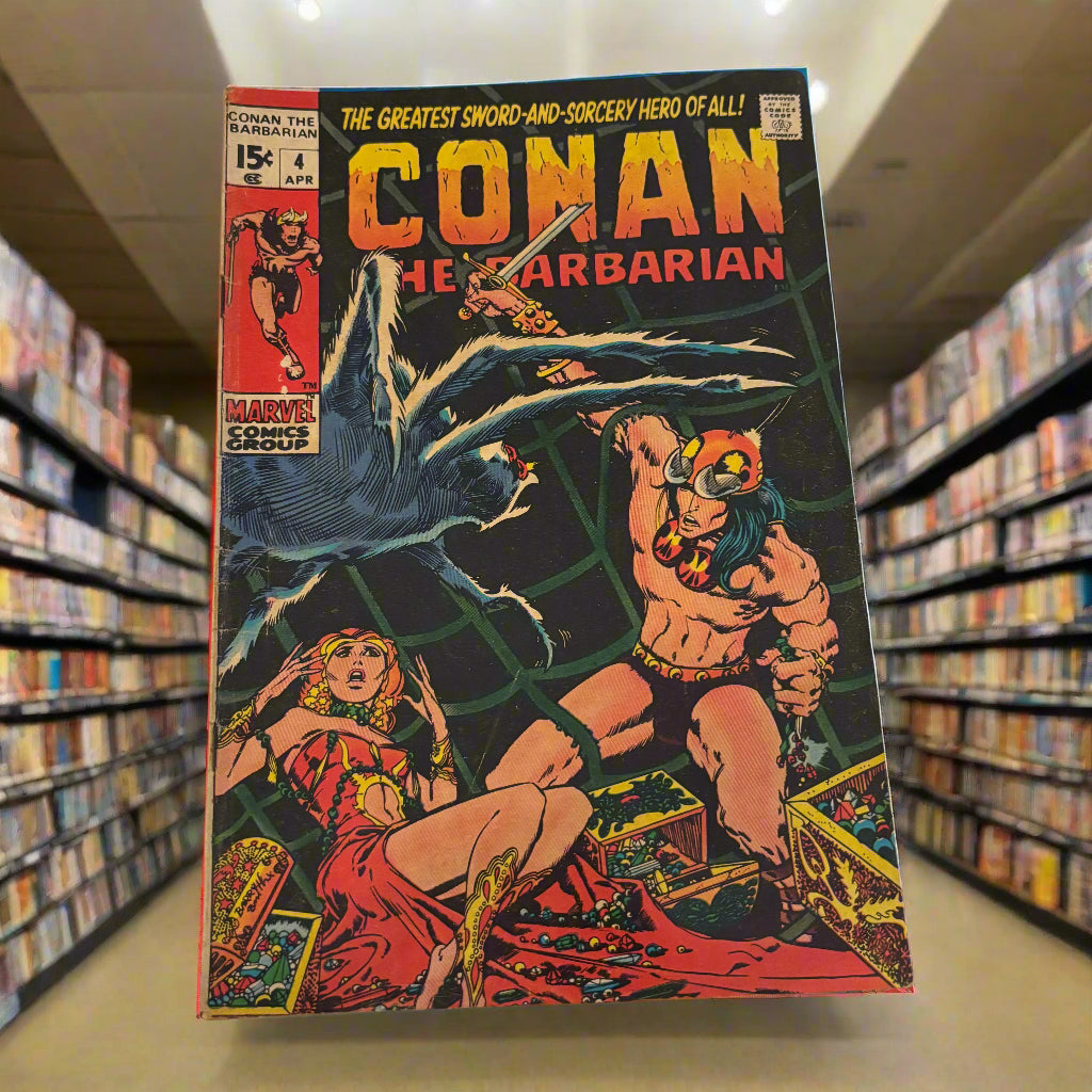Conan the Barbarian #4 (Marvel Comics April 1971)