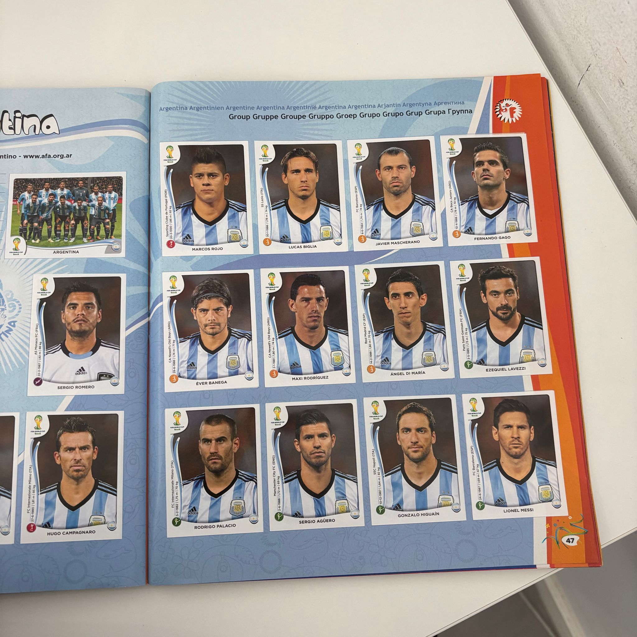 Official Licensed Sticker Album Fifa World Cup Brazil 2014