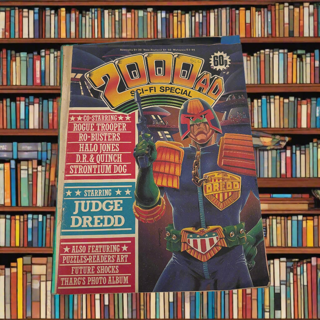 2000 AD SC-FI SPECIAL 1985 IPC Magazine JUDGE DREDD Cover Art & Story