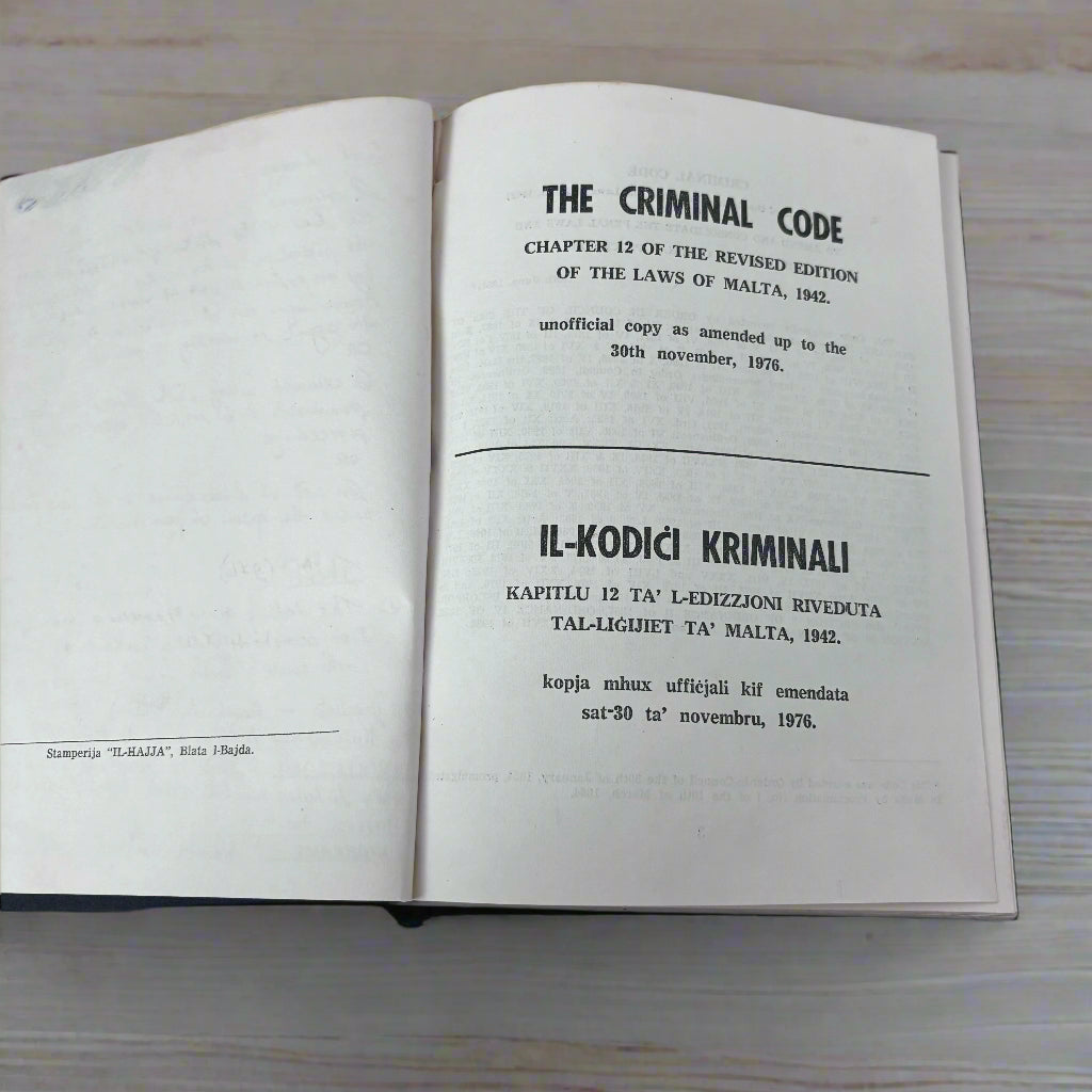 Il-Kodici Kriminali