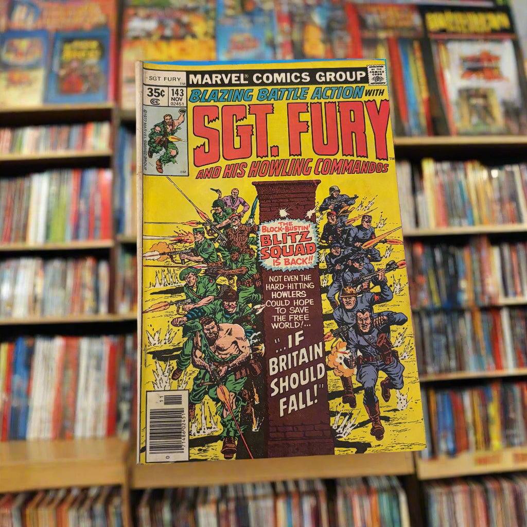 Sgt. Fury and His Howling Commandos #143, VF Marvel, 1977