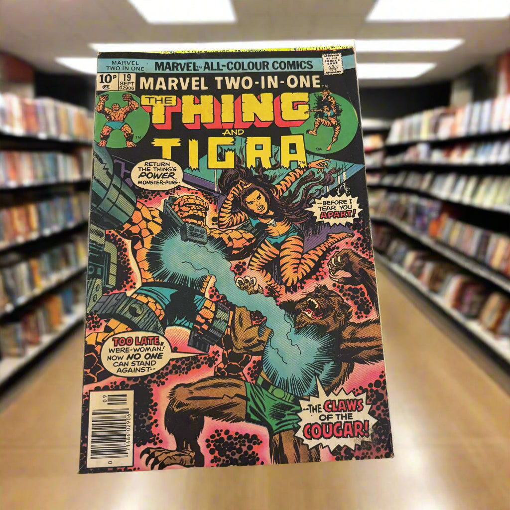 THE THING AND TIGRA #19, marvel comics 1976