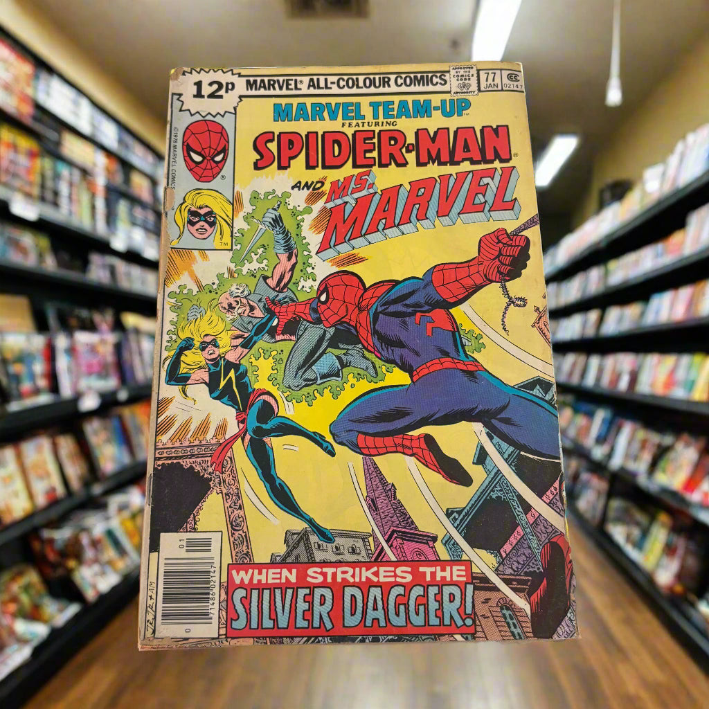 Marvel Comics Spider Man and Ms. Marvel #77 JAN