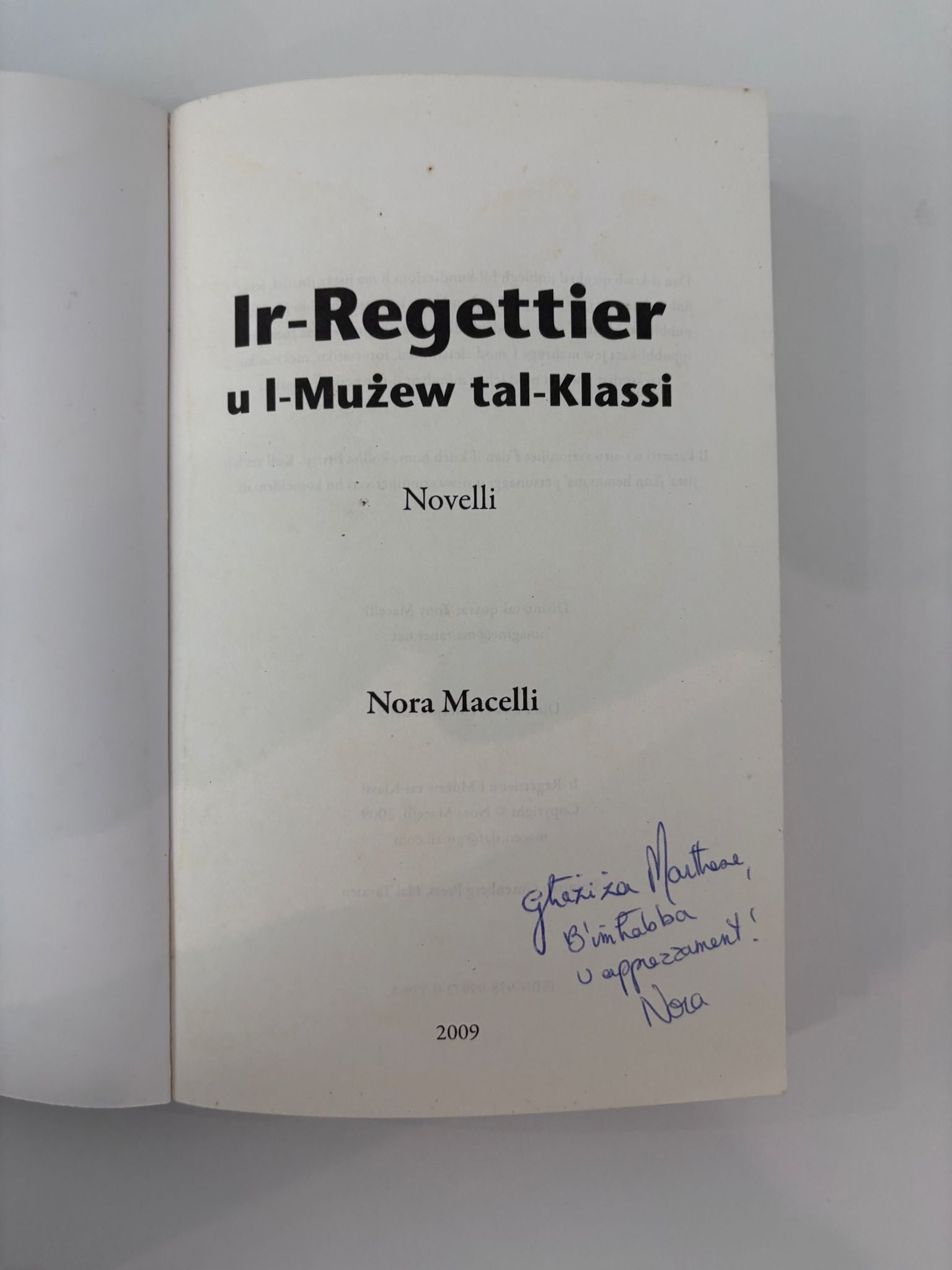 Ir-Regettier U L-Muzew Tal-Klassi