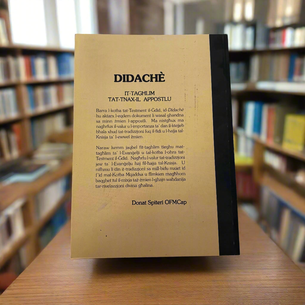 Didache It-Taghlim Tat-Tnax Il Appostlu