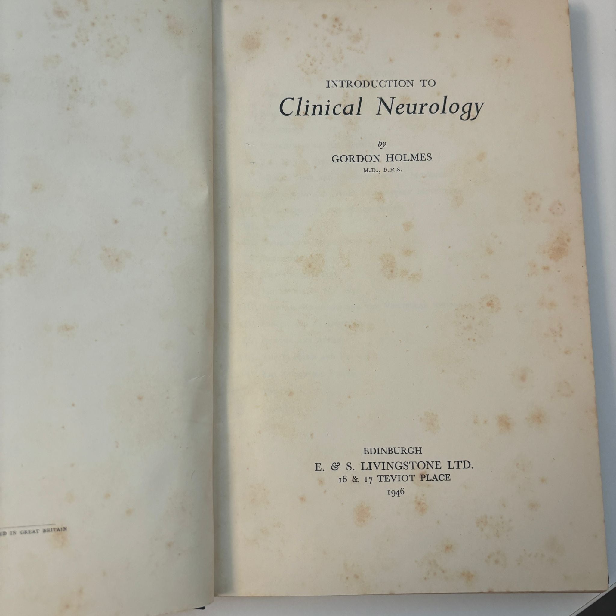 Introduction To Clinical Neurology