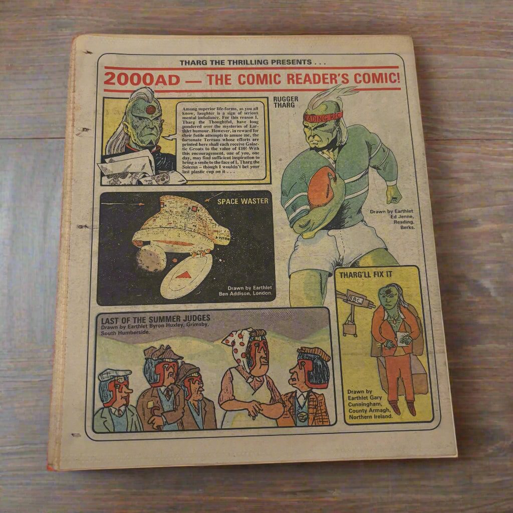 2000 AD Comic Prog #366 (Judge Dredd, Alan Moore) 28th April 1984