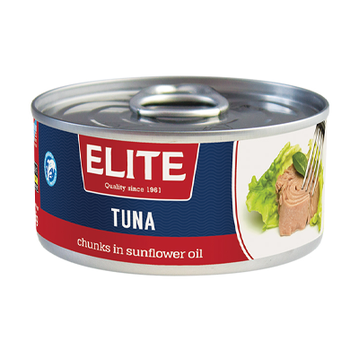 Elite Tuna Chunks in Sunflower Oil 4x80g