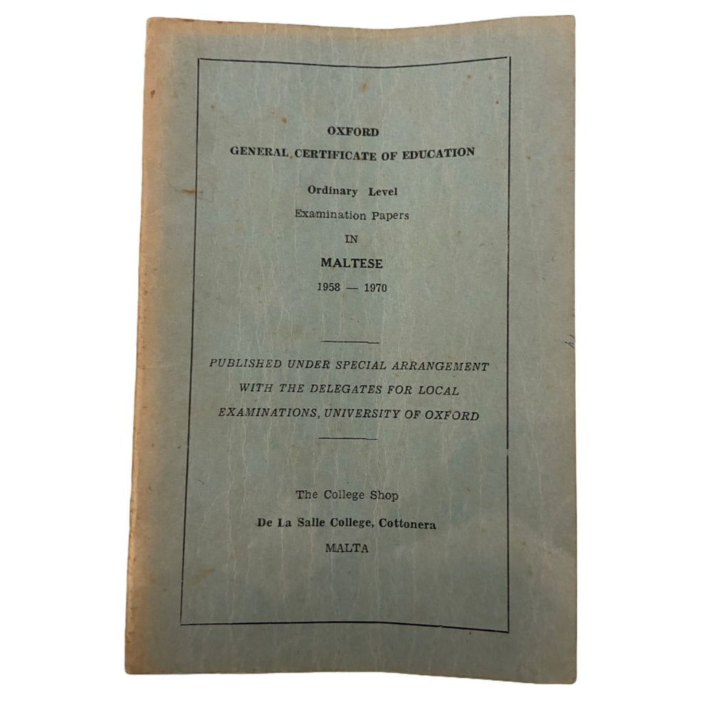 General Certificate Of Education