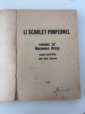 Li Scarlet Pimpernel