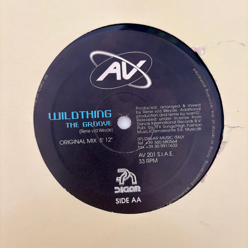 Wildthing The Groove Original Mix 5`12"- Vinyl