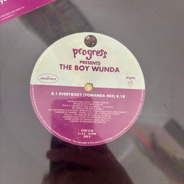 Progress (5) Presents The Boy Wunda – Everybody- Vinyl