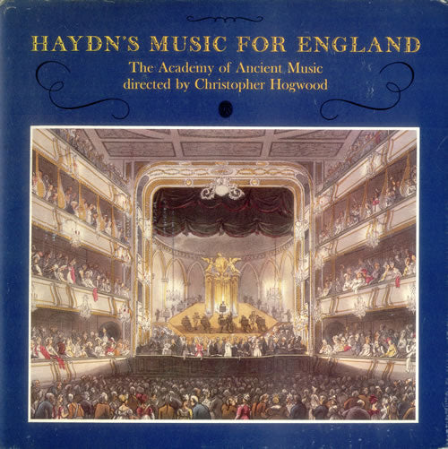Haydn's Music for England (1980 UK Folio Society label double stereo vinyl LP. Performed by the Academy of Ancient Music conducted by Christopher Hogwood - Vinyl