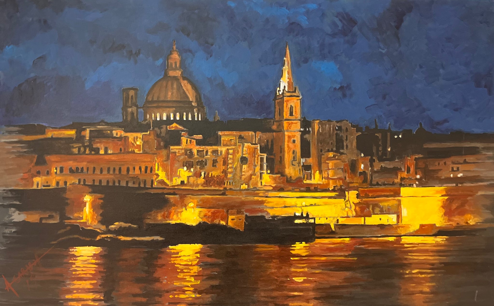 Evening in Valletta