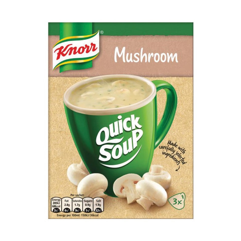 Knorr Mushroom Quick Soup 190ml X 3