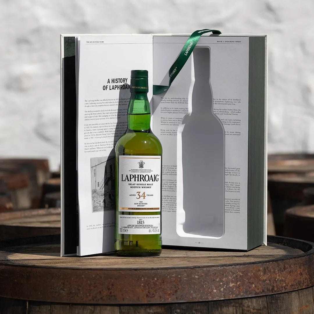 Laphroaig The Ian Hunter Story Book 5 34 Year Old