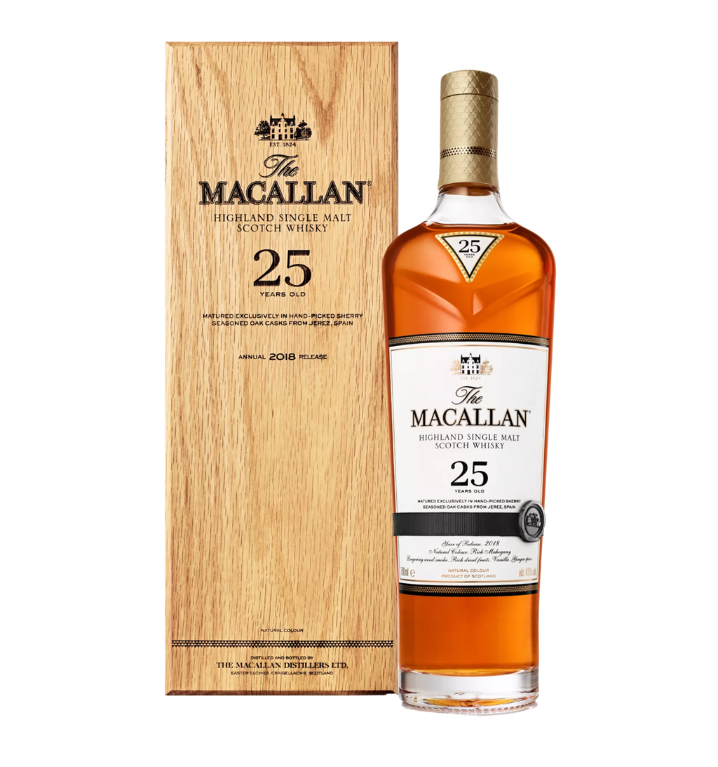 MACALLAN 25 Years Old 2018 Original Bottling 70CL 43%