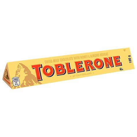 Toblerone Milk Chocolate, 100g