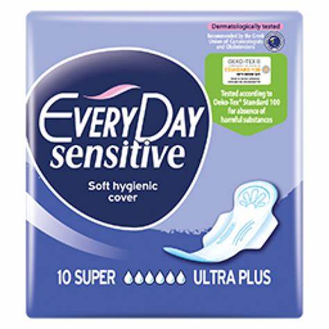 Everyday Sensitive Super Ultra Plus, X 10