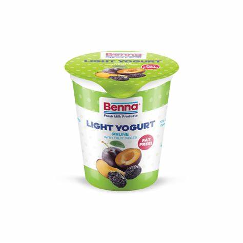 Benna Light Prune Fruit Yogurt, 150g