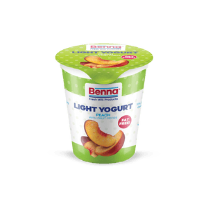 Benna Peach Light Yogurt, 150g