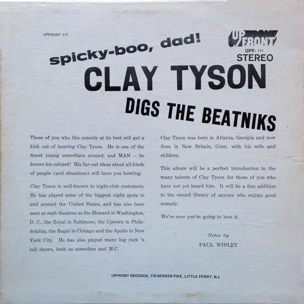 Clay Tyson – Digs The Beatniks - Vinyl