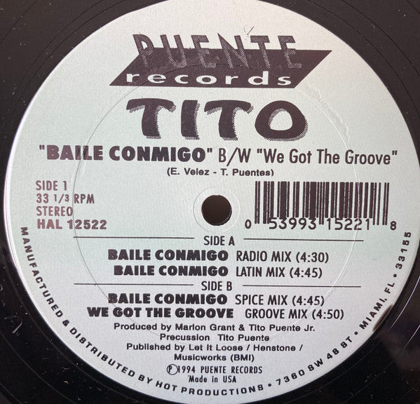 TTito* – Baile Conmigo - Vinyl