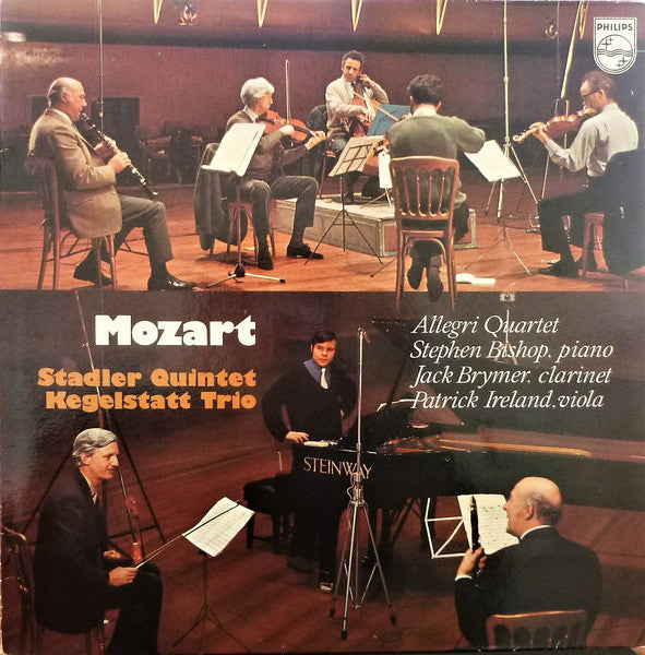 Mozart* - Allegri Quartet*, Stephen Bishop*, Jack Brymer, Patrick Ireland – Stadler Quintet / Kegelstatt Trio - Vinyl
