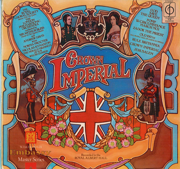 The Royal Choral Society, The London Philharmonic Orchestra* Conducted By Sir Arthur Bliss* – Crown Imperial - Vinyl