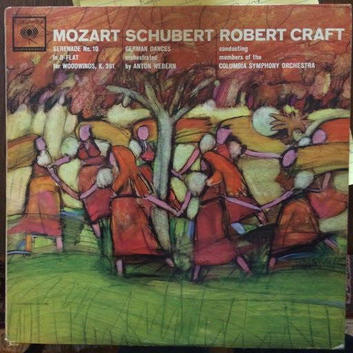 Mozart*, Schubert* / Robert Craft Conducting Members Of The Columbia Symphony Orchestra – Mozart - Serenade No. 10, Schubert - German Dances - Vinyl