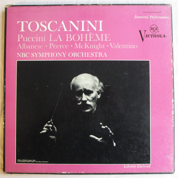 Puccini*, Arturo Toscanini, Licia Albanese, Jan Peerce, NBC Symphony Orchestra – La Bohème (Complete)- Vinyl
