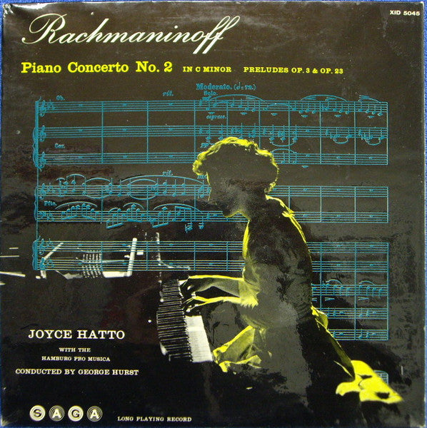 Rachmaninoff* - Joyce Hatto, The Hamburg Pro Musica, George Hurst – Piano Concerto No. 2 In C Minor / Preludes Op. 3 & Op. 23 - Vinyl
