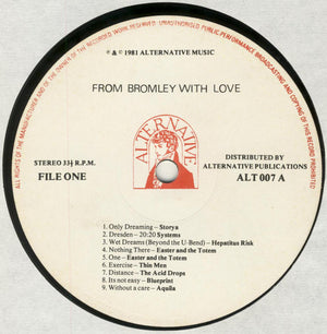 From Bromley With Love - Vinyl
