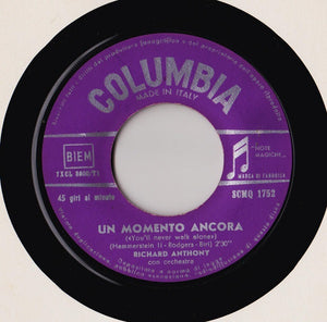 Richard Anthony (2) – Cin Cin / Un Momento Ancora – Vinyl Lp "7 Seven inch record
