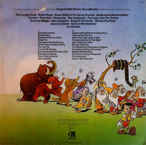 Various – The Greatest Hits Of Walt Disney - Vinyl