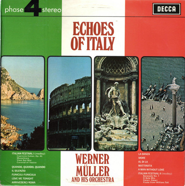 Werner Müller And His Orchestra* – Echoes Of Italy  – Vinyl