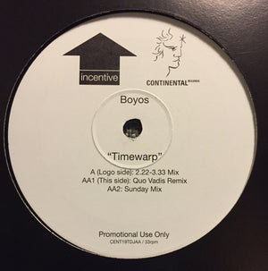 Boyos – Timewarp - Vinyl