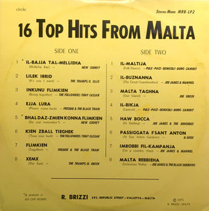 16 Top Hits From Malta - Vinyl