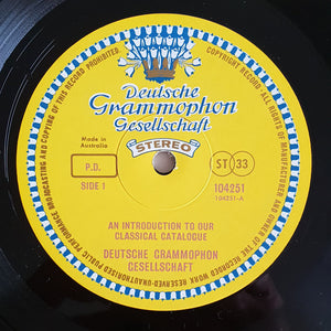 An Introduction To Our Classical Catalogue - Vinyl