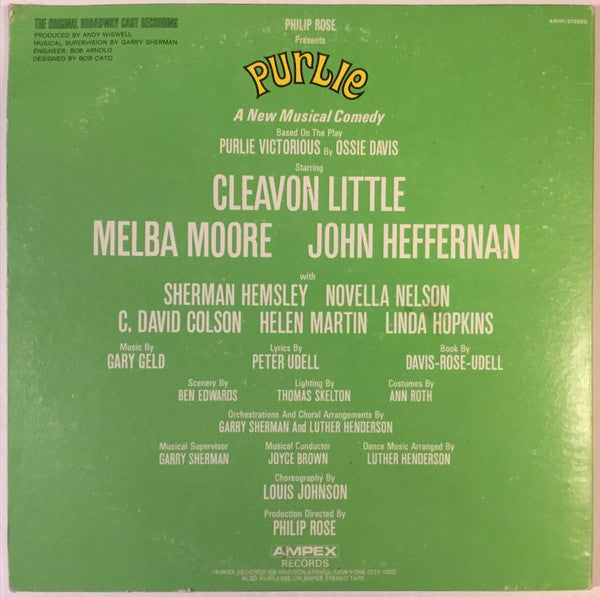 Gary Geld – Purlie (The Original Broadway Cast Recording) - Vinyl