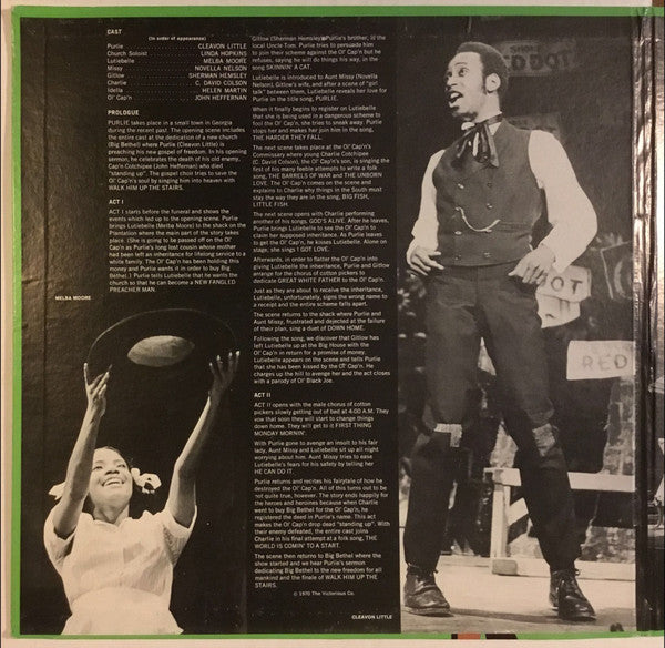 Gary Geld – Purlie (The Original Broadway Cast Recording) - Vinyl