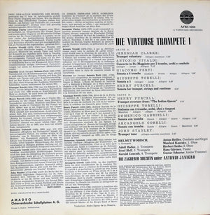 Helmut Wobisch ; Die Zagreber Solisten* Unter Antonio Janigro – Die Virtuose Trompete - Vinyl