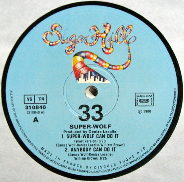 Super-Wolf – Super-Wolf Can Do It - Vinyl