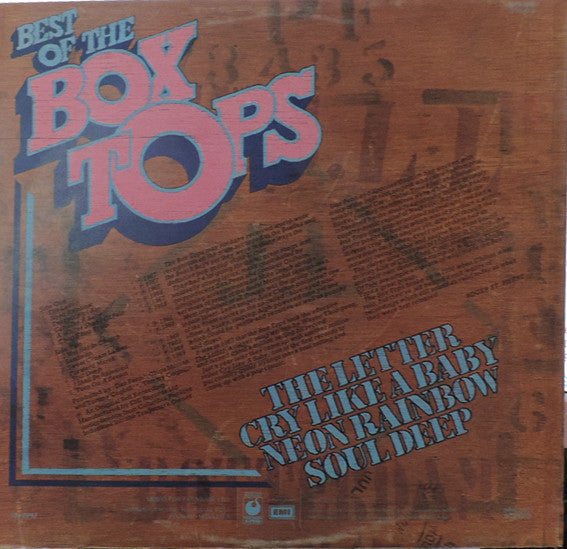 Box Tops – Best Of The Box Tops – Vinyl