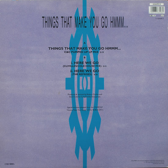 C + C Music Factory – Things That Make You Go Hmmm...- Vinyl