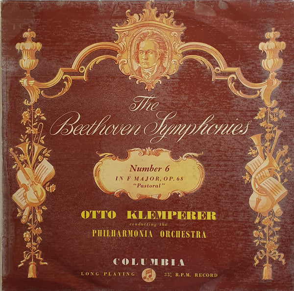 Beethoven* ; Otto Klemperer Conducting The Philharmonia Orchestra – Symphony Number 6 In F Major, Op. 68 "Pastoral" - Vinyl