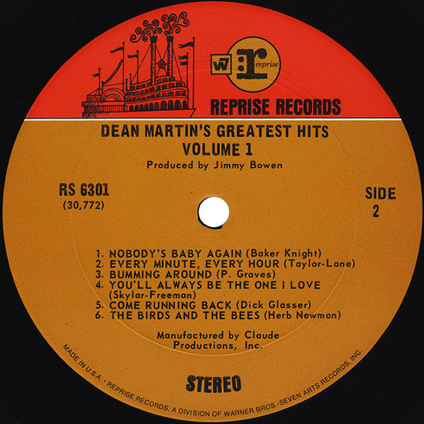 Dean Martin – Dean Martin's Greatest Hits! Vol. 1 – Vinyl