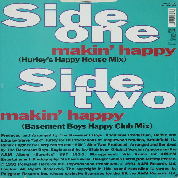 Crystal Waters – Makin' Happy - Vinyl