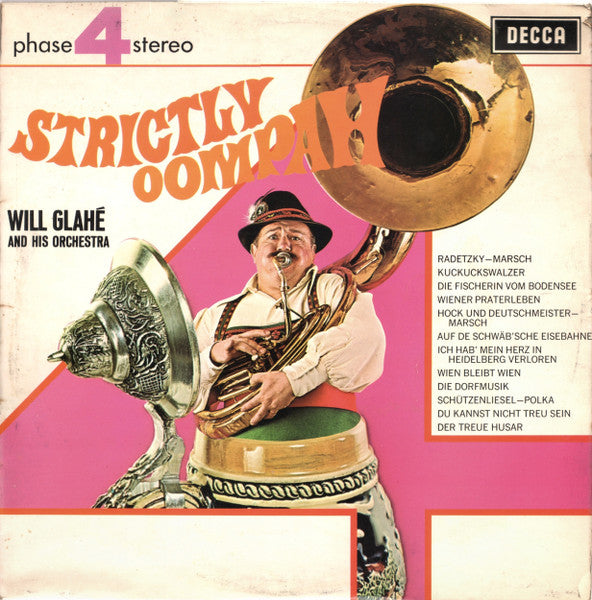 Will Glahé And His Orchestra* – Strictly Oompah - Vinyl
