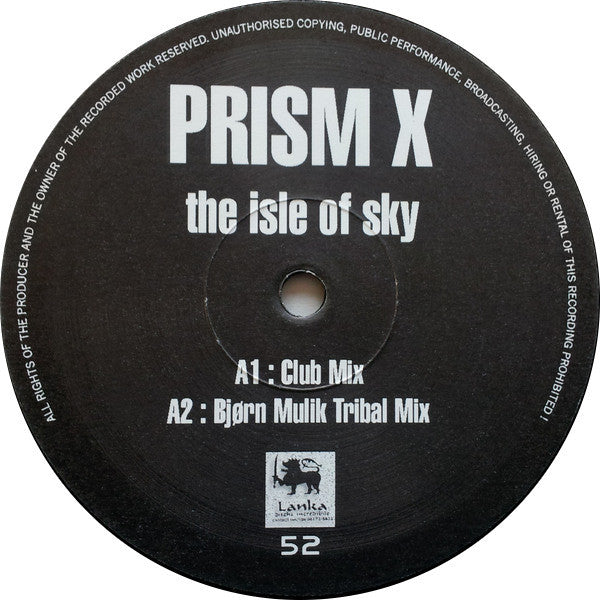 Prism X – The Isle Of Sky - Vinyl